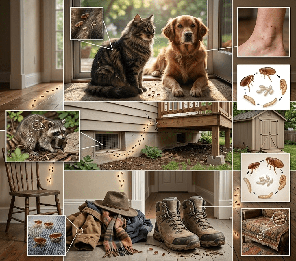 How Flea Treatment Albany Get Into Your Home