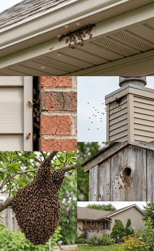 How to Tell If Bees Are Nesting on Your Property